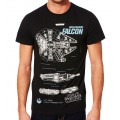 Футболка Star Wars Millennium Falcon Black размер Medium