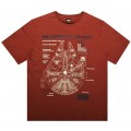 Футболка Star Wars Millennium Falcon Brown размер Medium