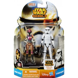 Фигурки Star Wars Rebels Sabine Wren and Stormtrooper из серии: Mission Series