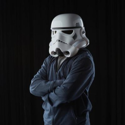 Шлем Star Wars Rogue One Stormtrooper с преобразователем голоса The Black S...