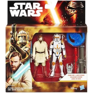 Фигурки Star Wars Clone Commander Cody & Obi-Wan Kenobi серии Revenge of the Sith