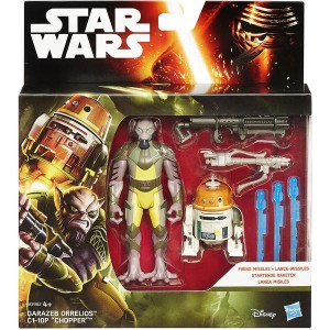 Фигурки Star Wars Garazeb Orrelios & C1-10P Chopper серии Rebels