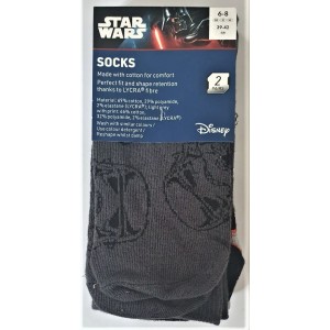 Носки Star Wars Grey 2 пары размер 39-42 EU