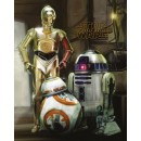 Плакат Star Wars Droids Episode VII (мини)