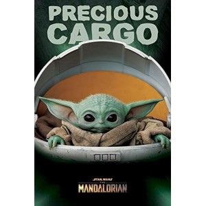 Плакат Star Wars The Mandalorian Baby Yoda