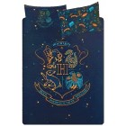 Комплект постельного белья Harry Potter Hogwarts School Blue