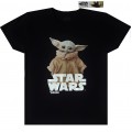 Футболка Star Wars The Mandalorian Baby Yoda Black размер Large